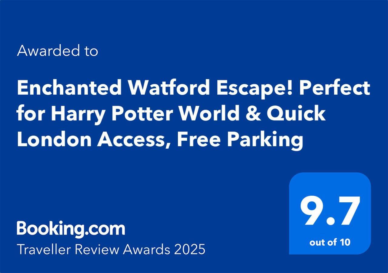 ווטפורד Ideal Family & Business Stay! 2 Min To Station, 10 Min To Harry Potter, 30 Min To London Euston & Free Parking! מראה חיצוני תמונה